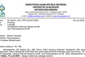 untuk thumbnail pengumuman wisuda juli 2025