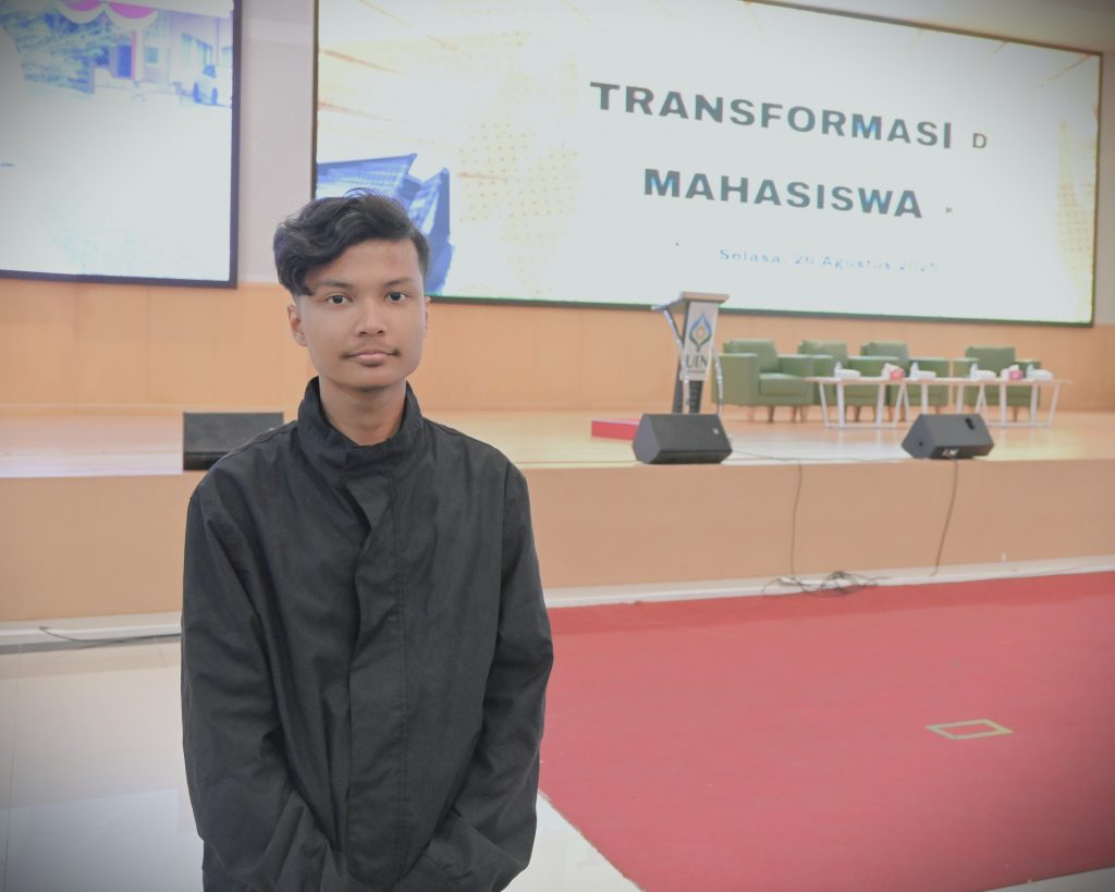 Erwin Saputra, Mahasiswa UIN Antasari asal Batam (Foto:Humas/Jamal Ripani)