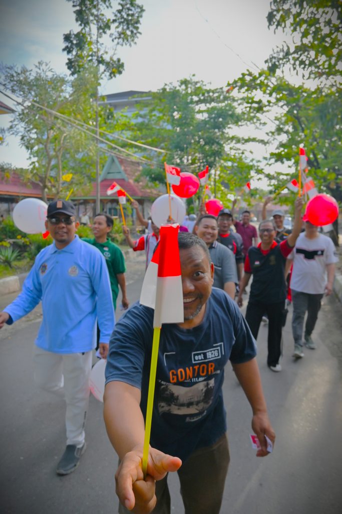 Keceriaan para peserta mengikuti rangkaian Agustusan di UIN Antasari (Foto:Humas)