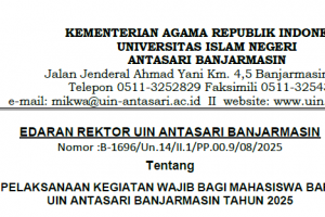 Edaran Rektor- 1 Agts OK