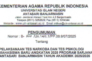 Pelaksanaan Tes Narkoba dan Psikologi Mahasiswa baru 2025