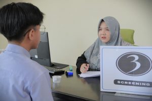 Suasana skrining Tes Napza (Foto:Humas/Haitami)