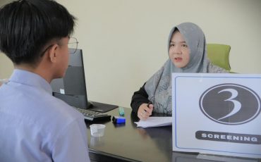 Suasana skrining Tes Napza (Foto:Humas/Haitami)