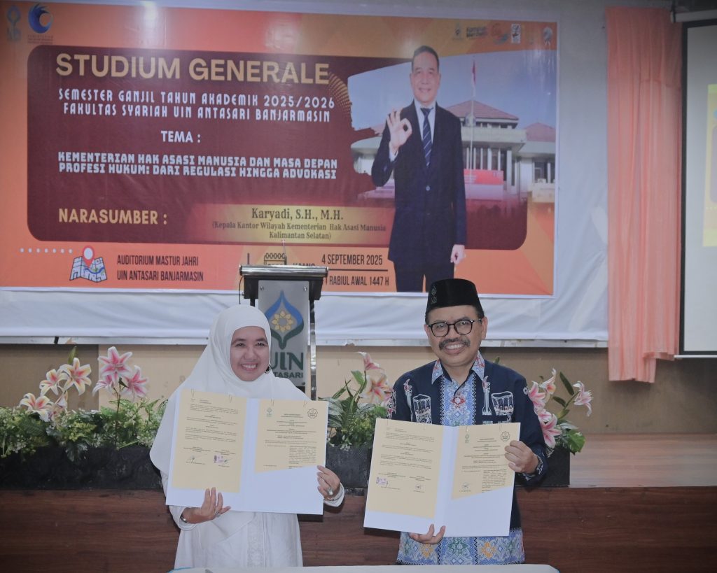 MoU MAN 1 Banjarmasin dengan UIN Antasari (Foto:Humas/Jamal Ripani)