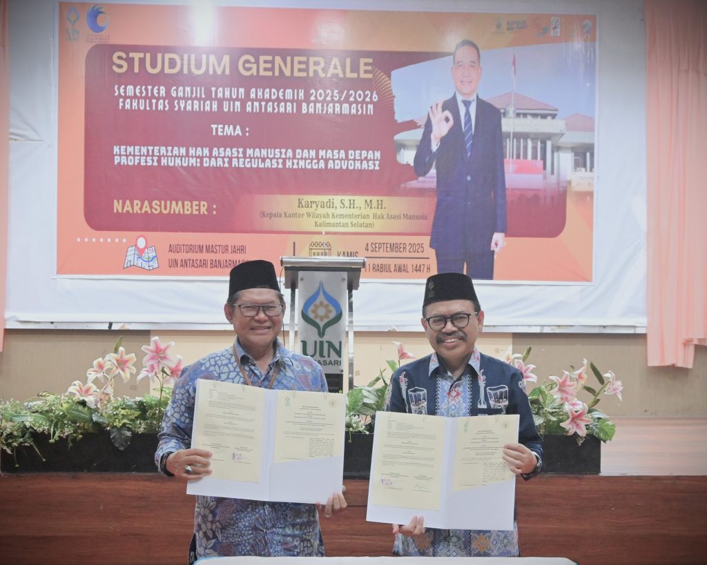 MoU Unukase dengan UIN Antasari (Foto:Humas/Jamal Ripani)