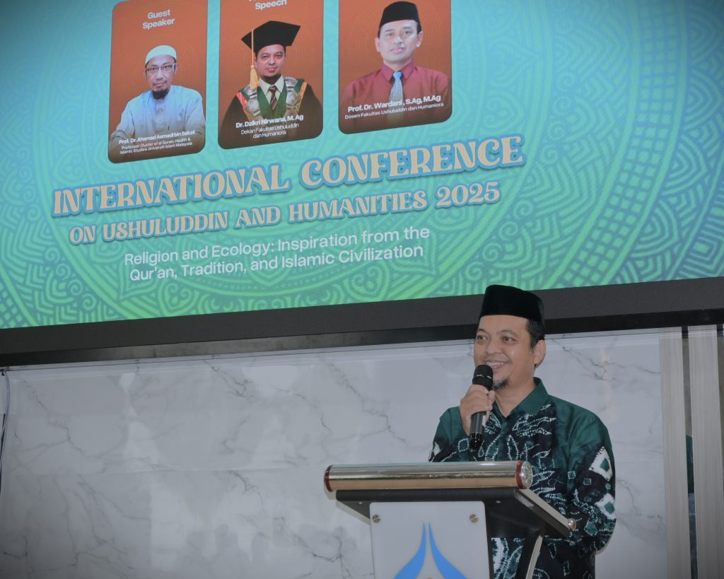 Dekan FUH UIN Antasari saat memberikan sambutan (Foto:Humas)