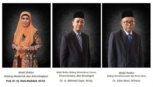 Foto Gandeng Wakil Rektor - Rev Prof. Nida