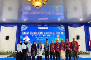 Divisi GTK Madrasah FTK Langsungkan Diklat Standardisasi Guru Al Quran Metode Tilawati Level I di Tanah Bumbu. (Foto: Tim Divisi GTK Madrasah FTK UIN Antasari Banjarmasin)