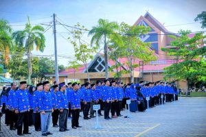 Para pegawai UIN Antasari saat mengikuti Upacara Peringatan Hari Kesaktian Pancasila Tahun 2025 (Foto:Humas/Haitami)