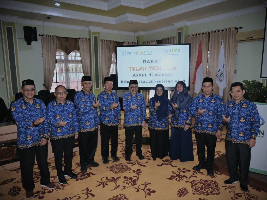 Peluncuran Aplikasi Rakat UIN Antasari (Foto:Humas)