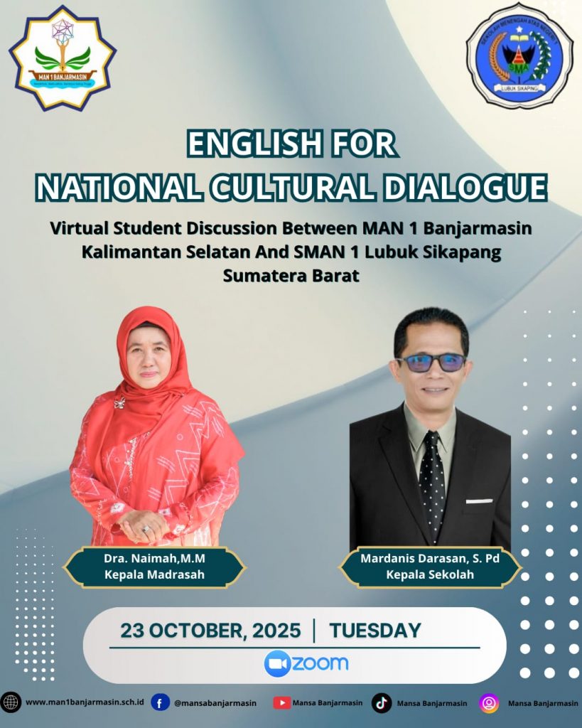 Poster acara dari MAN 1 Banjarmasin.