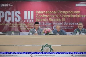 Rektor UIN Antasari saat menjadi pembicara di IPCIS III (Foto:Tangkapan Layar Kanal YouTube Pascasarjana UINSA) Rektor UIN Antasari saat menjadi pembicara di IPCIS III (Foto:Tangkapan Layar Kanal YouTube Pascasarjana UINSA)