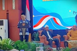 Rektor saat memaparkan materinya (Foto:Istimewa) Rektor saat memaparkan materinya (Foto:Istimewa)