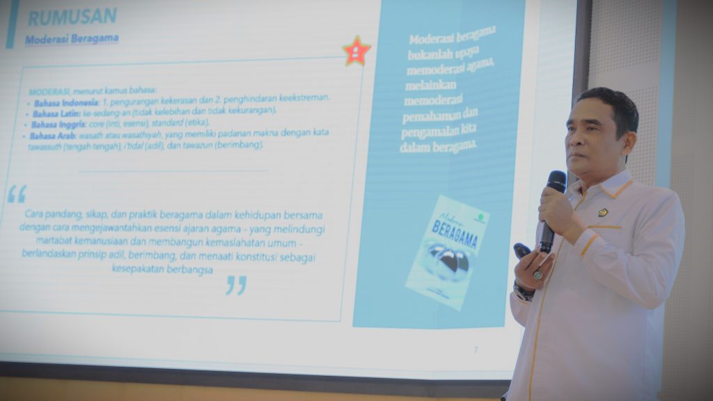 Syaipul Hadi, S.I.P., M.A. saat menyampaikan materi (Foto:Humas/Haitami)
