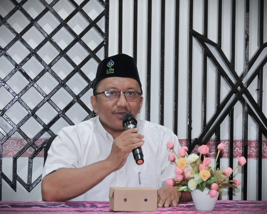 H. Haris Fadilah, S.Ag., M.Pd.I. saat memberikan sambutan (Foto:Humas/Jamal Ripani)