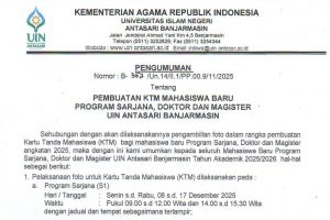 Pengumuman pembuatan KTM Baru 2025