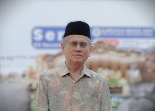 Prof. Dr. H. Syaifuddin Sabda, M.Ag. (Guru Besar FTK UIN Antasari), Foto diambil saat seminar 3 November 2025 (Foto:Humas)