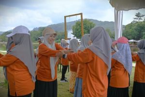 Suasana kebersamaan saat kegiatan mancakrida (Foto:Humas/Jamal Ripani)