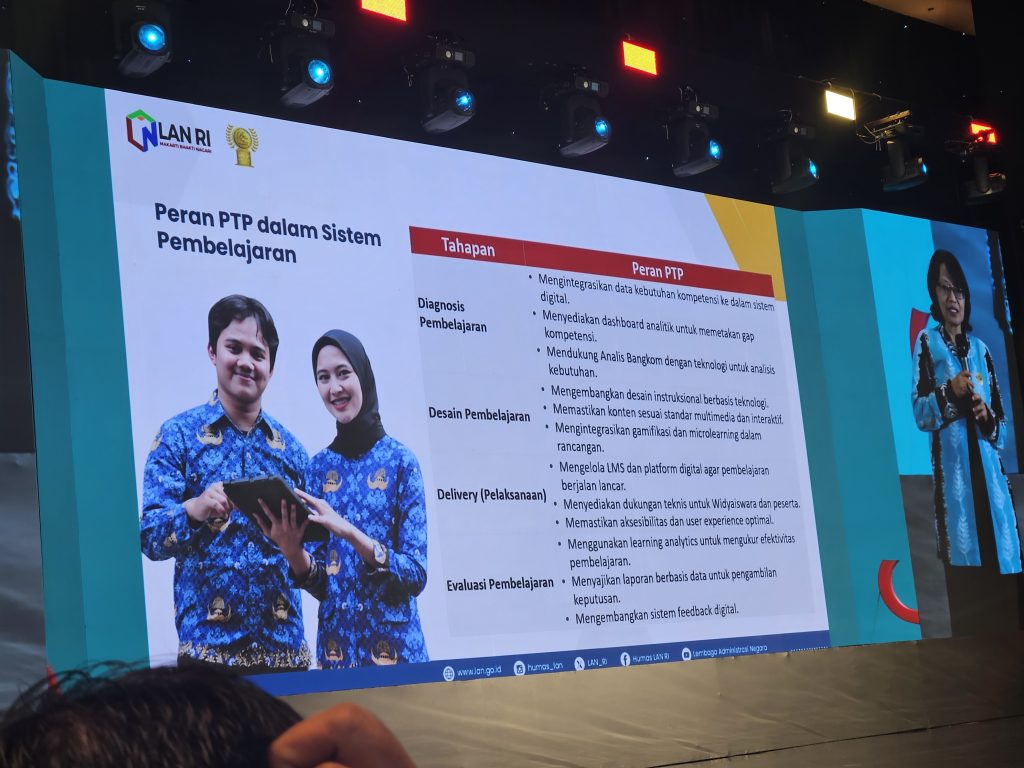 Pemaparan materi dari Lembaga Administrasi Negara RI.