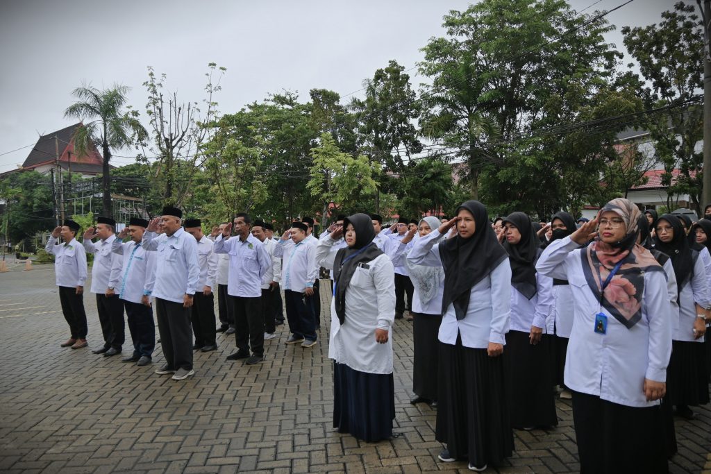 Suasana Apel Senin di Kampus 1 (Foto:Humas/Jamal Ripani)