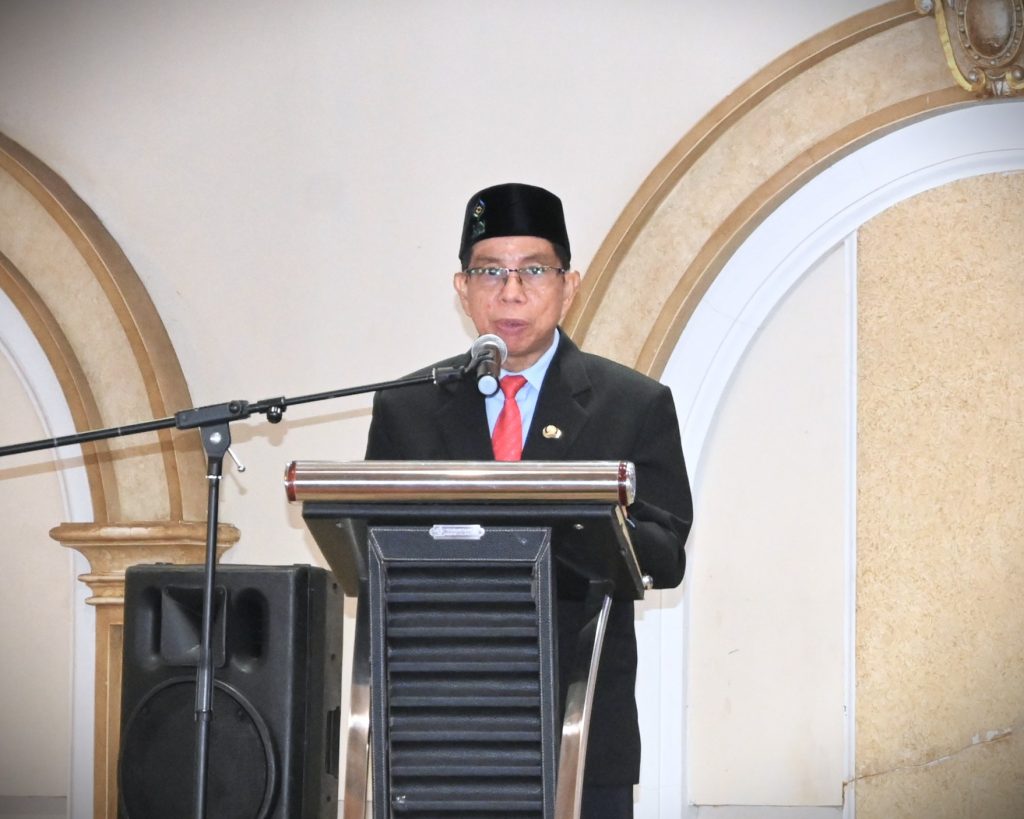 Dr. H. Hamdan, M.Pd. saat memberikan sambutan (Foto:Humas/Jamal Ripani)