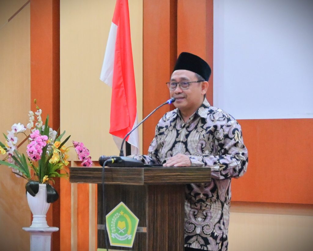 Dr. Muhdi, M.Ag. saat membuka acara (Foto:Humas/Jamal Ripani)