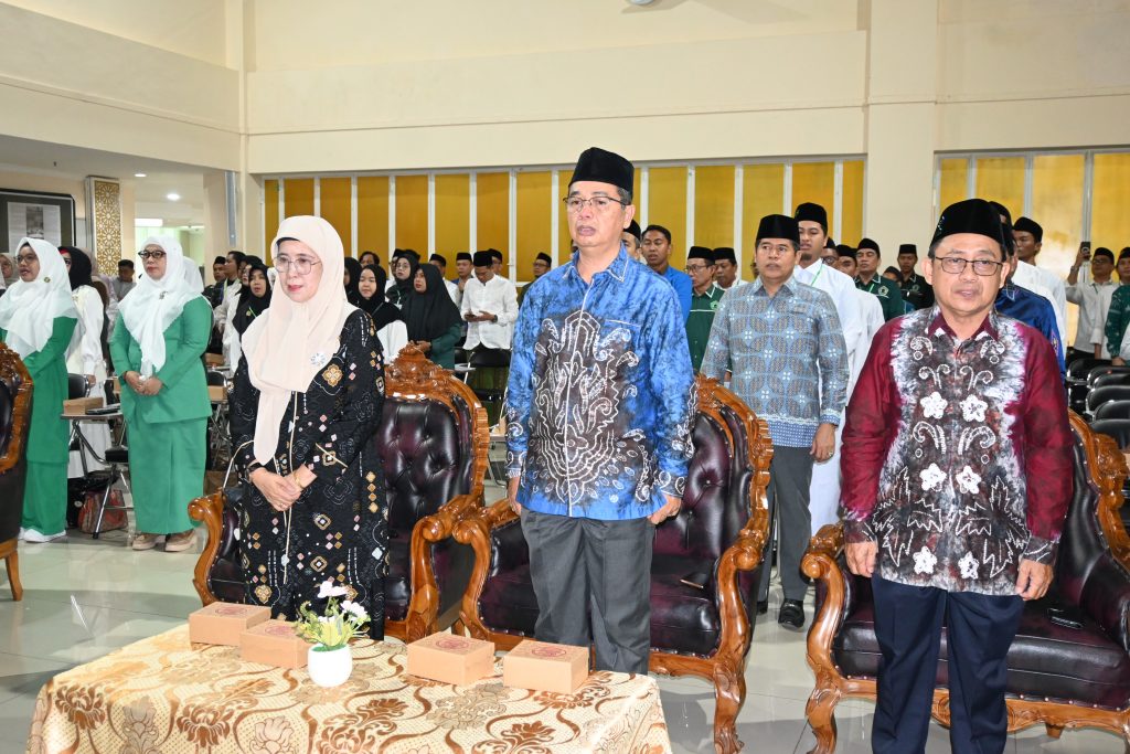 Pimpinan UIN Antasari saat menghadiri undangan acara PW ISNU Kalsel (Foto:Humas/Jamal Ripani)