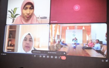 Rapat daring antara FUH dan UKM (Foto:Humas/Jamal Ripani)