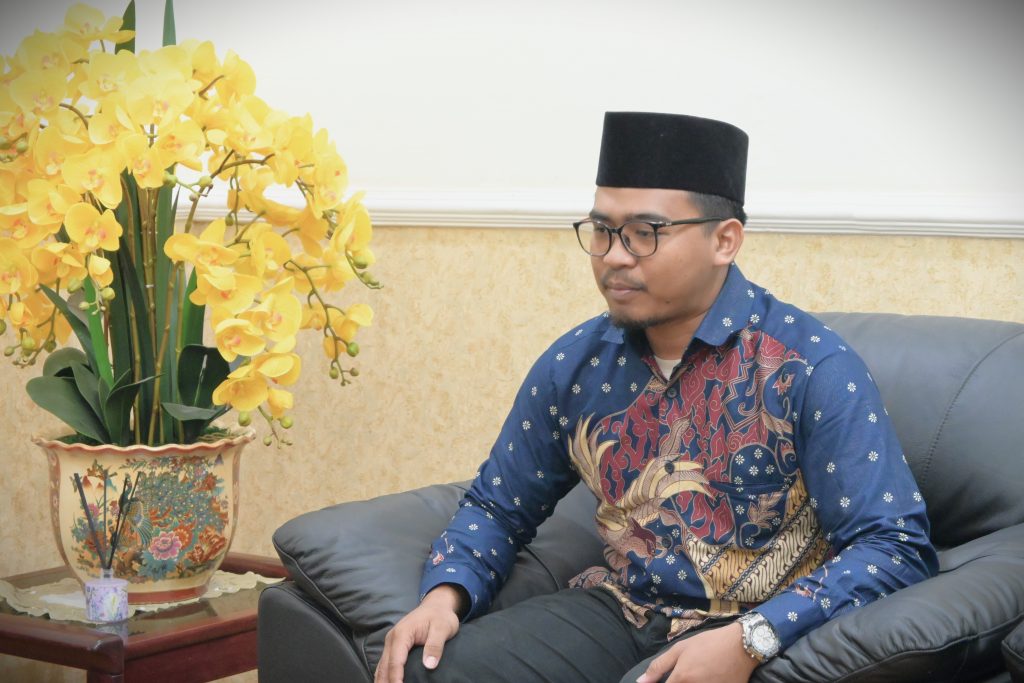 Ahmad Khairul Fajri, S.H., S.Pd., M.H. saat beraudiensi ke Banjarmasin (Foto:Humas)
