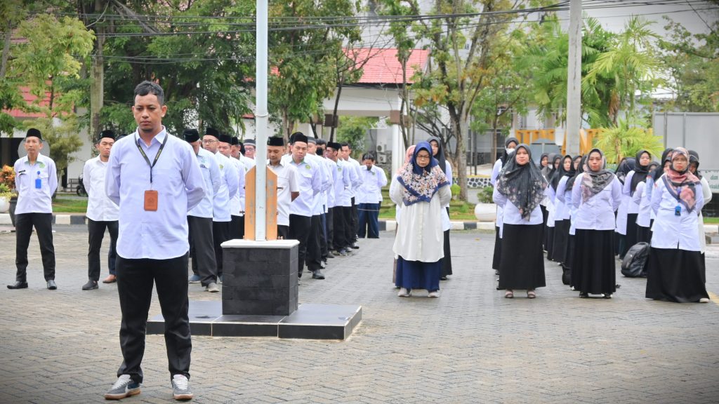 Para peserta saat mengikuti Apel (Foto:Humas/Jamal Ripani)