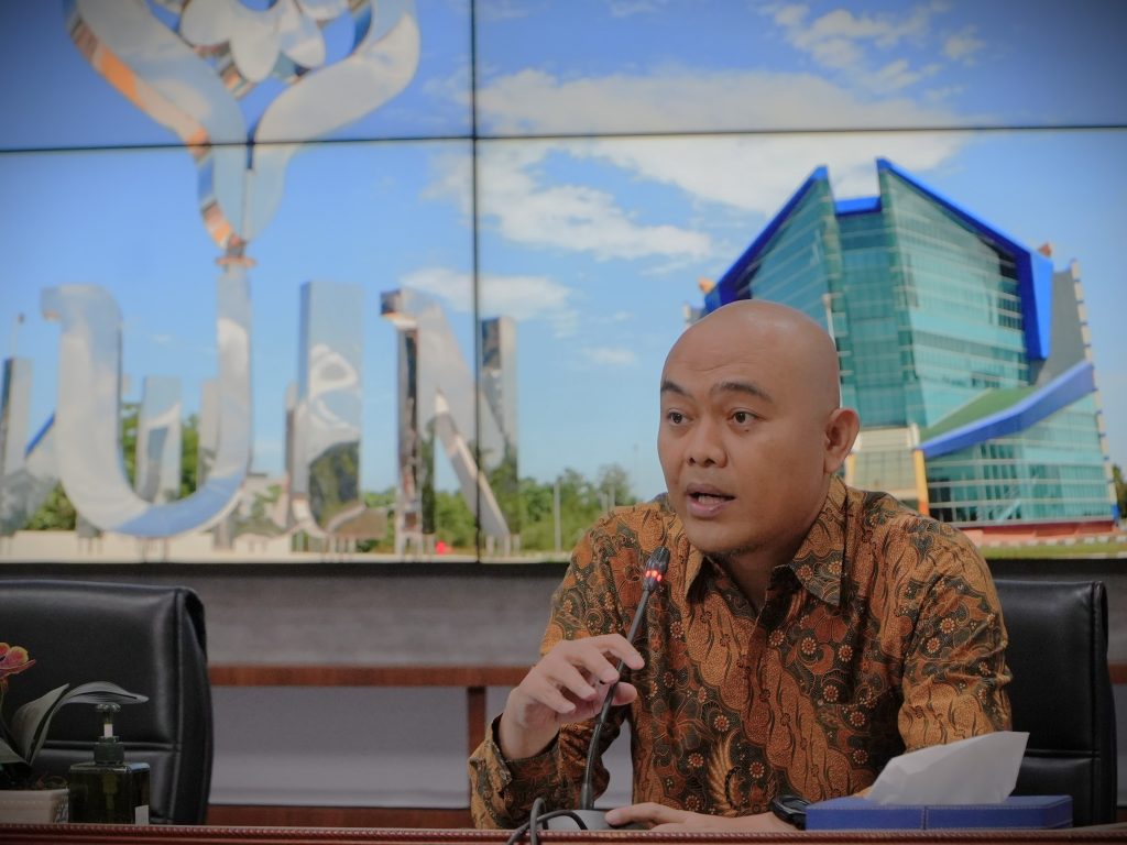 Rio Anggoro Murti saat memberikan sambutan (Foto:Humas)