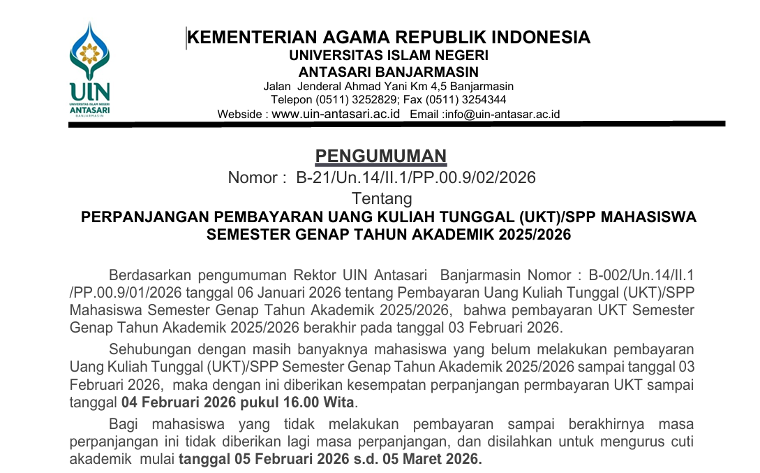 untuk thumbnail pengumuman perpanjangan