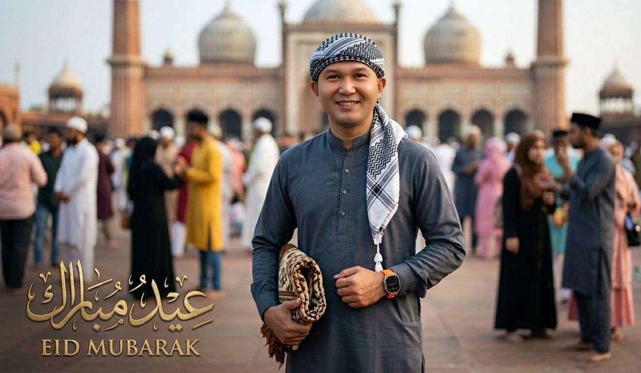 Foto Muhayat diolah dengan AI