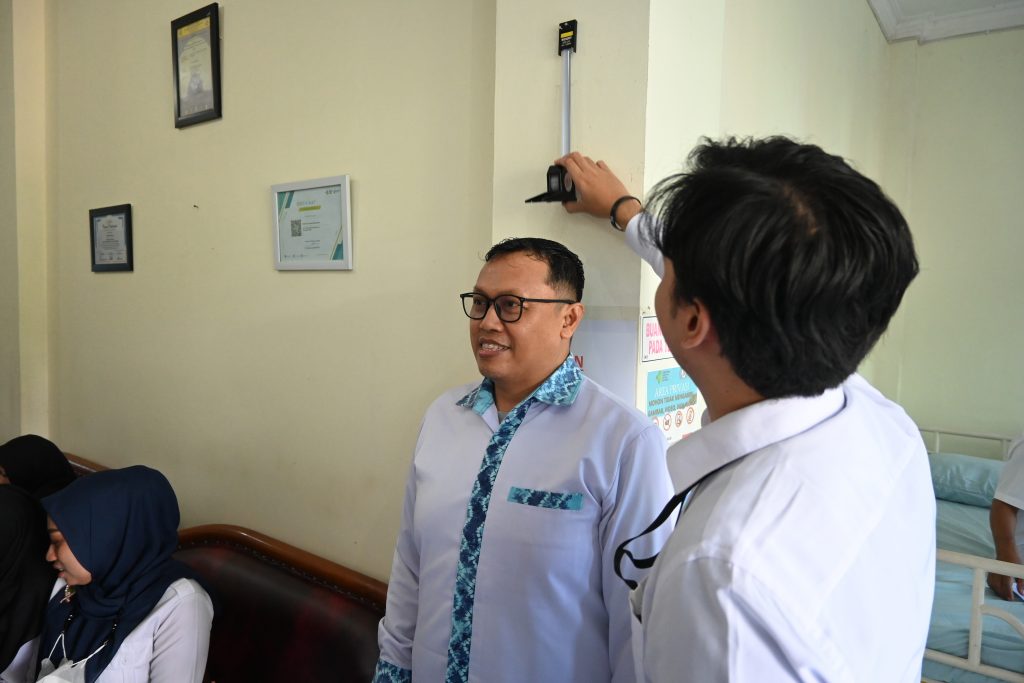 Pemeriksaan tinggi badan (Foto:Humas)