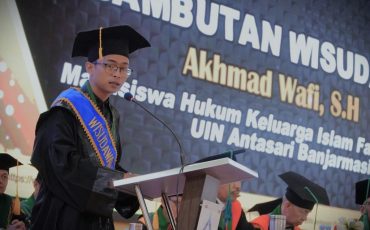 Akhmad Wafi, S.H. saat memberikan sambutan (Foto:Humas/Haitami)