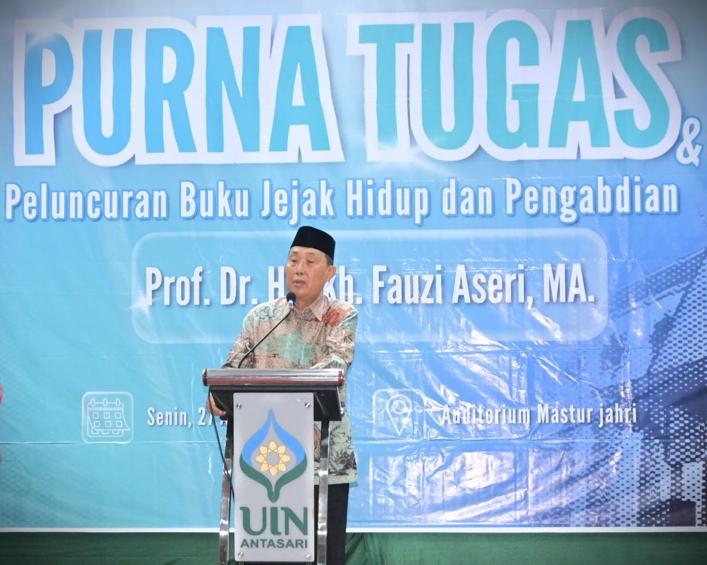 Drs. H. Rudy Ariffin, M.B.A. saat menyampaikan kesannya (Foto:Humas/Jamal Ripani)