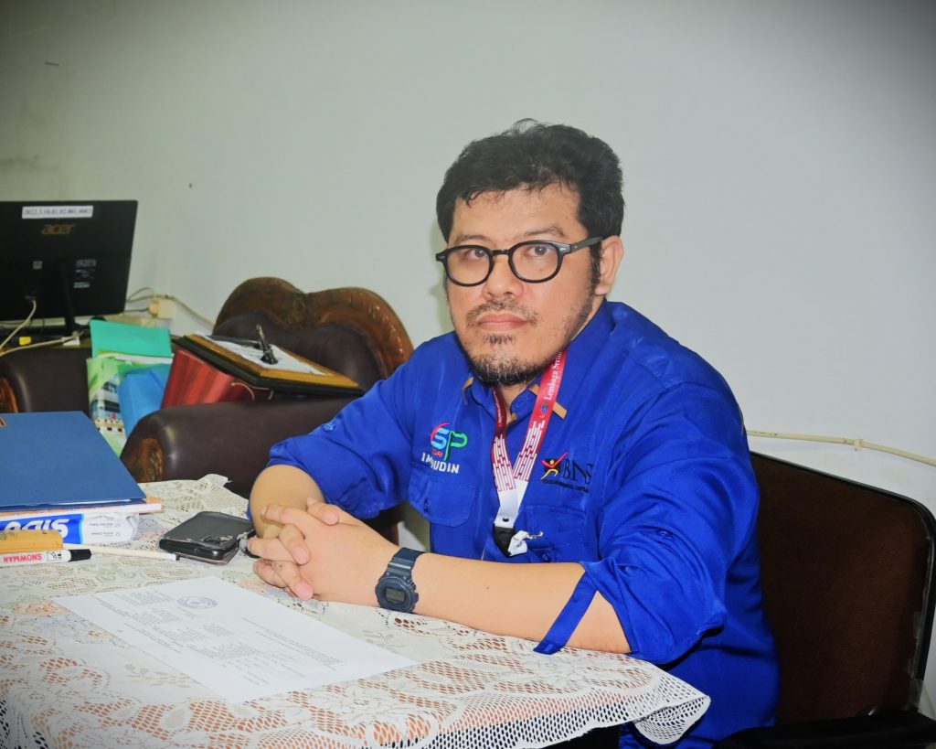 Imadduddin, M.A., M.Kes. usai diwawancarai (Foto:Humas/Jamal Ripani)