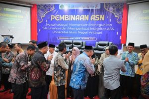 Suasana halalbihalal (Foto:Humas/Jamal Ripani)