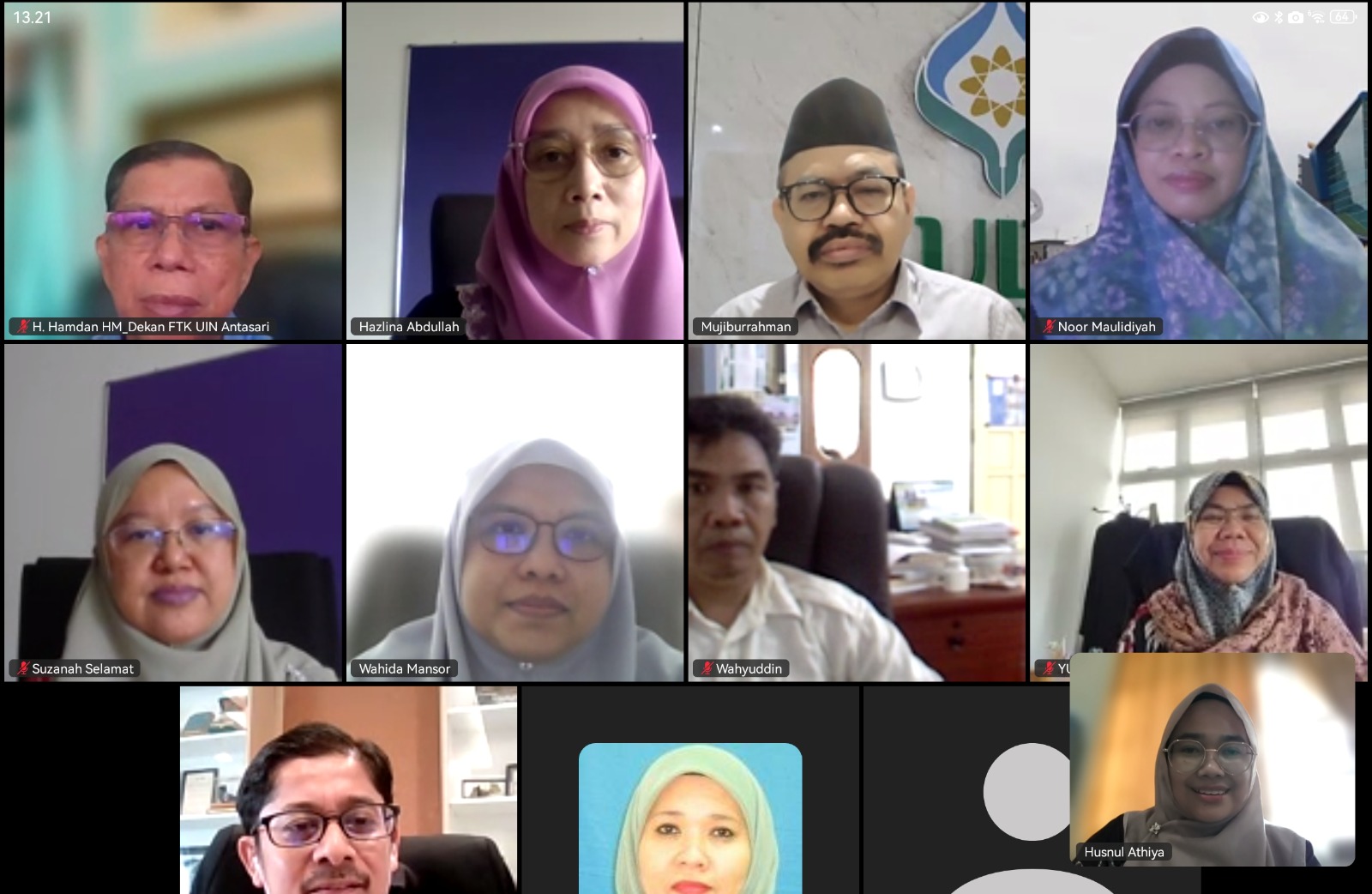 Tangkapan layar diskusi pembaruan kerja sama.