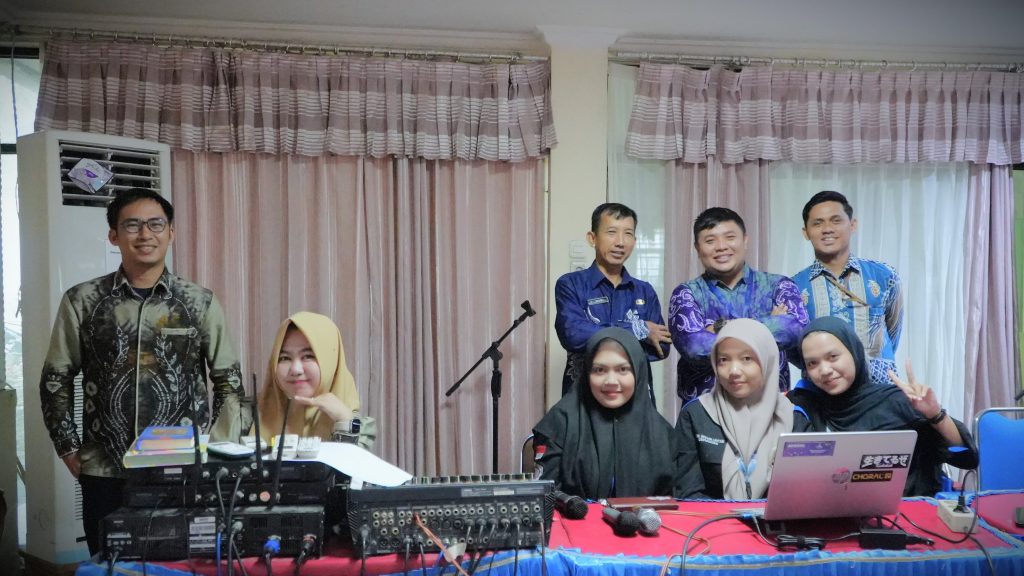 Tim Teknis saat bertugas menyukseskan acara (Foto:Humas/Haitami)