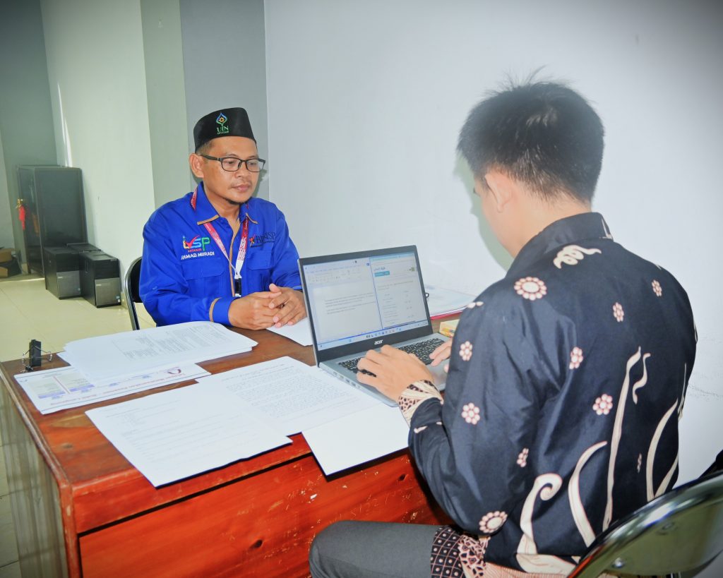 Uji Kompetensi Penerjemah Teks Umum untuk Bahasa Arab (Foto:Humas/Jamal Ripani)