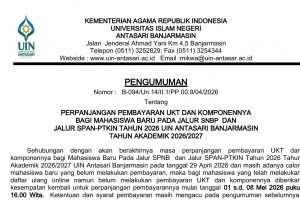 untuk thumbnail pengumuman perpanjangan ukt April 2026