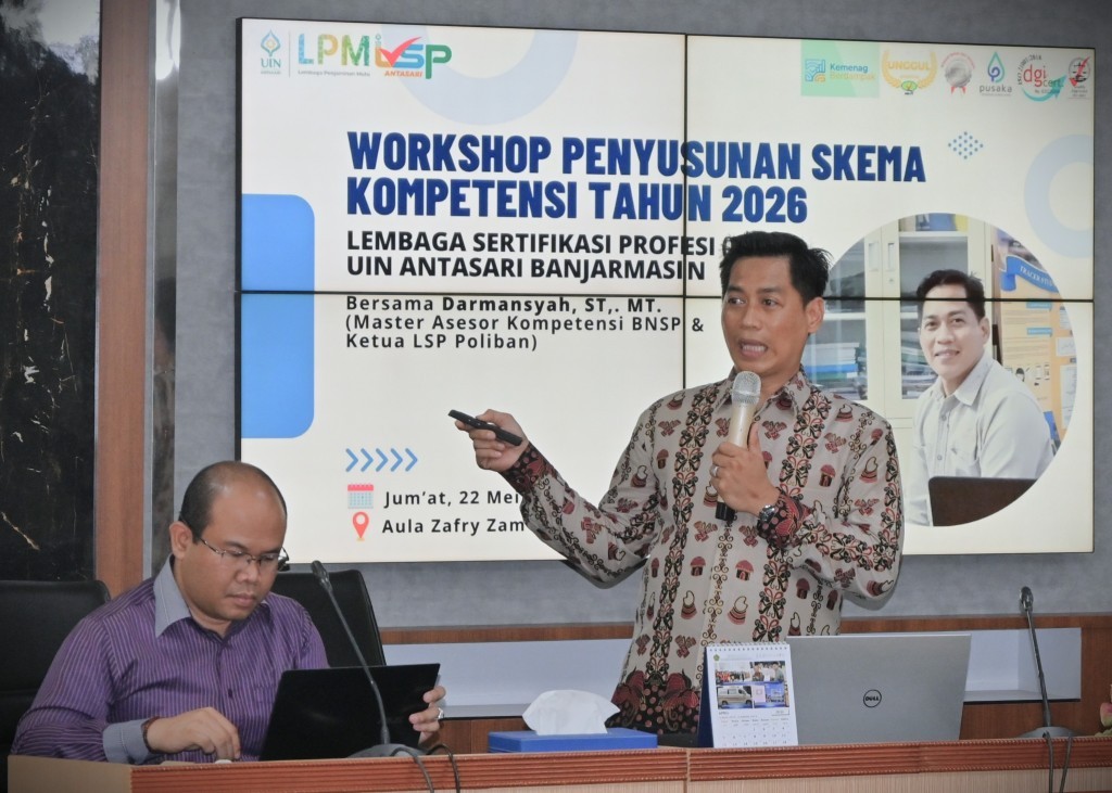 Darmansyah, M.T. saat menyampaikan materi (Foto:Humas/Jamal Ripani)