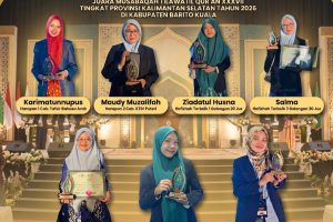 Para mahasiswi PKU UIN Antasari yang juara MTQ Tingkat Kalsel 2026 (sumber:pku.uin-antasari.ac.id)
