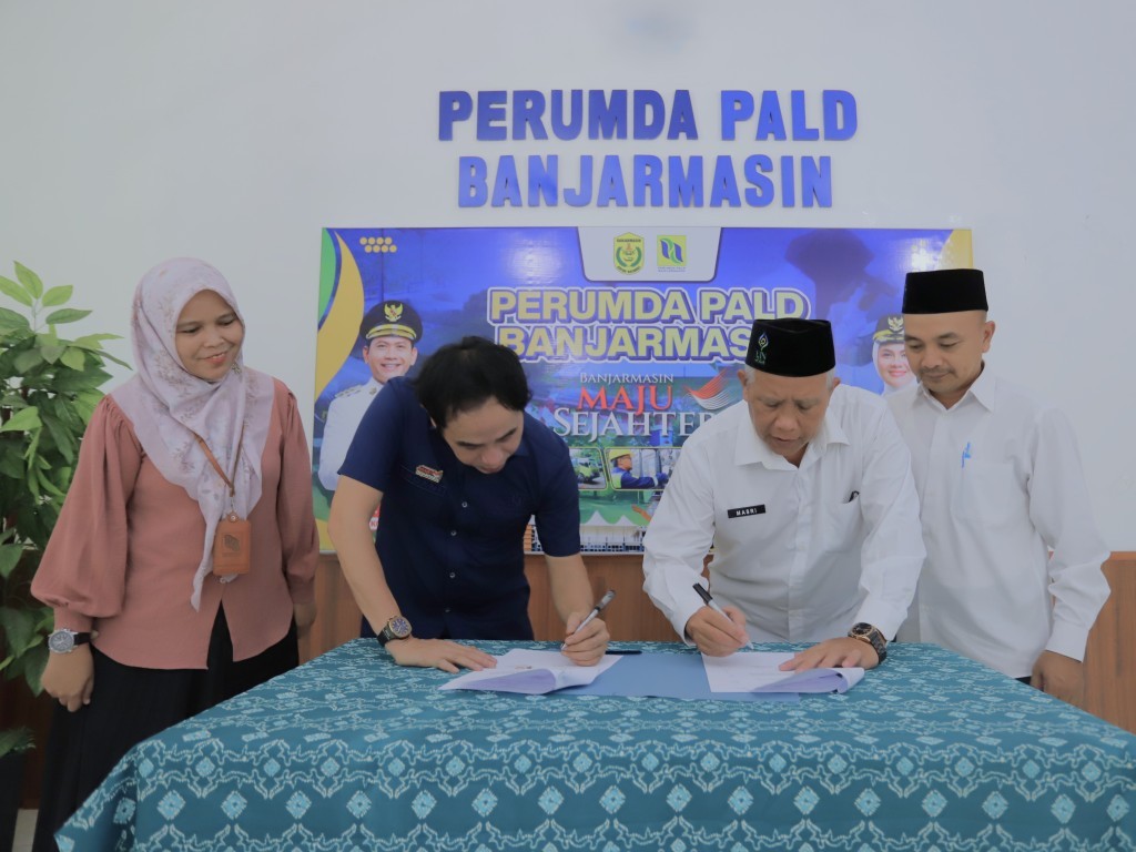 Proses penandatanganan PKS.