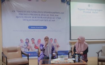 Sesi berbagi pengalaman bersama Qibtiyah, S.Ag.
