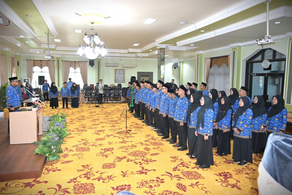 Suasana pelantikan (Foto:Humas/Jamal Ripani)