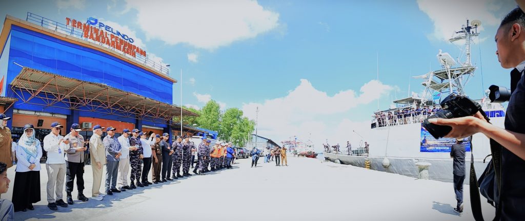 Suasana pelepasan kapal (Foto:Humas)