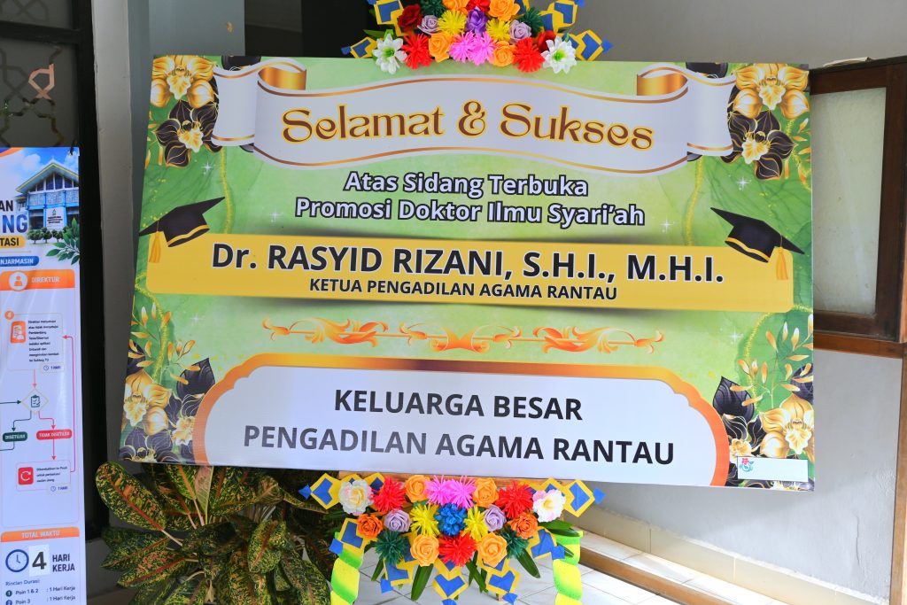 Ucapan selamat untuk Rasyid Rizani (Foto:Humas/Jamal Ripani)