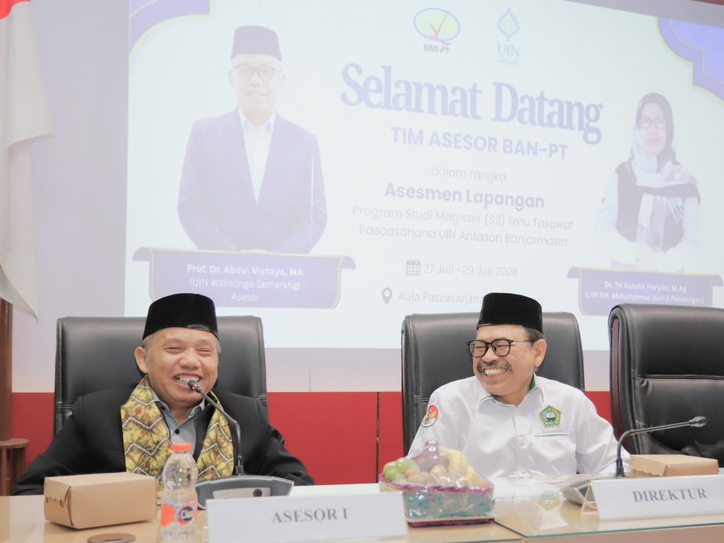 Asesor I Prof. Dr. Abdul Muhaya, M.A. saat memberikan sambutan.